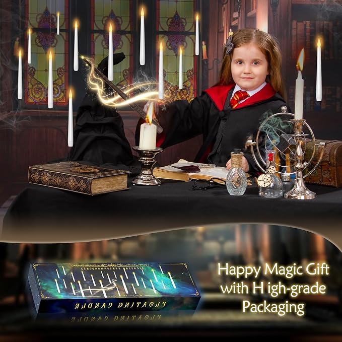 Kakoya Flameless Floating Candles with Wand