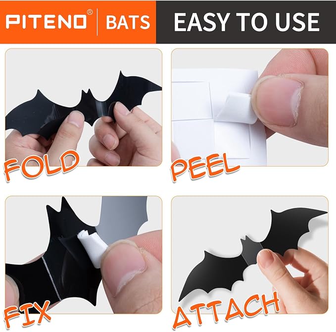 Bats Halloween Decorations Party Supplies