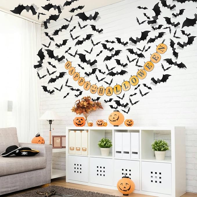 Bats Halloween Decorations Party Supplies
