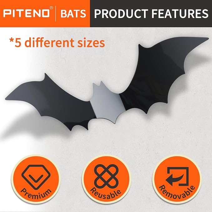 Bats Halloween Decorations Party Supplies